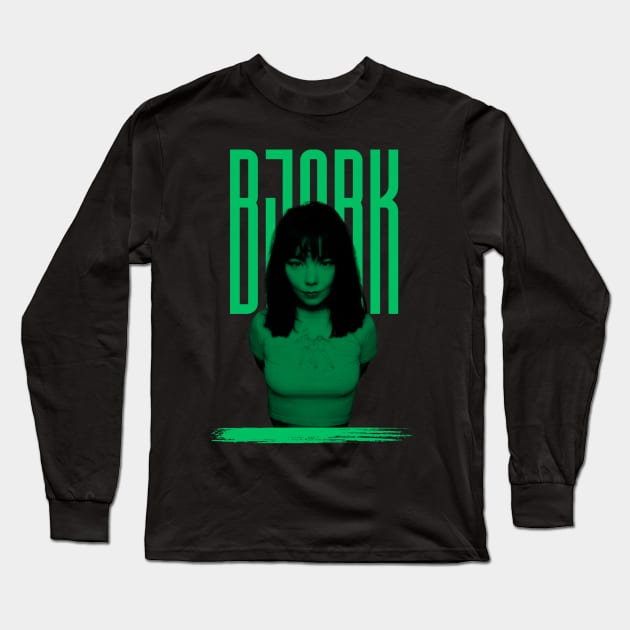 Bjork///original retro Long Sleeve T-Shirt by DetikWaktu